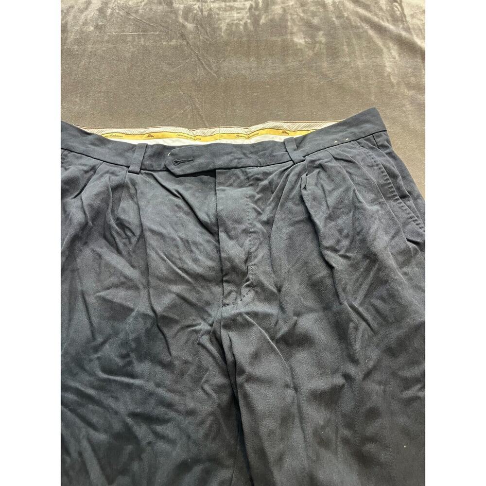 Tommy Bahama Mens dress Pants 36x32 Black‎ Silk